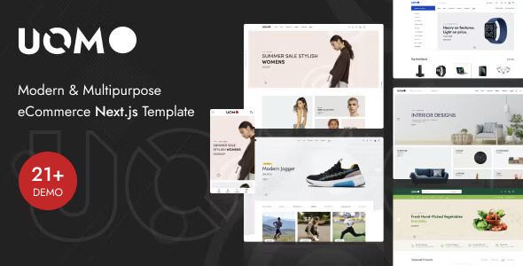 Uomo - Multipurpose Shop & eCommerce NextJs Template