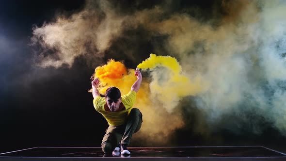 Dance in Color Smoke