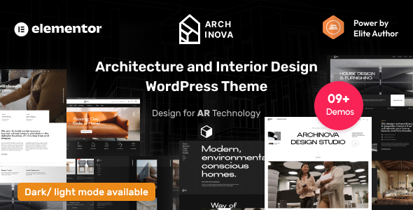 Archinova – Architecture & Interior Design WordPress Theme – 0 Sold!