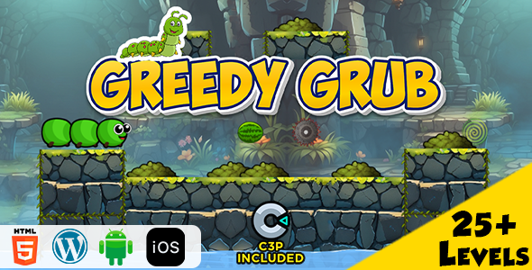 Greedy Grub HTML5 Construct 3 Game