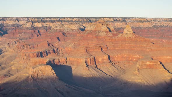 Grand Canyon at Sunset. South Rim. Arizona, USA