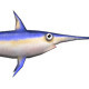 Low Poly Sword Fish - 3DOcean Item for Sale