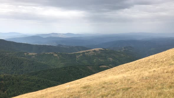 Mountain peak Midzor stunning nature  4K 2160p 30fps UltraHD footage - Ranges of   Stara planina  sl