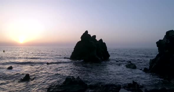 Beautiful Sunrise in South of France at Cap d'Agde