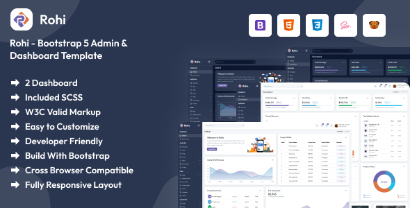 Rohi - Bootstrap 5 Admin & Dashboard Template