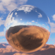 360 degree HDRI Panorama of Mars-like desert Exoplanet, environment map - 3DOcean Item for Sale