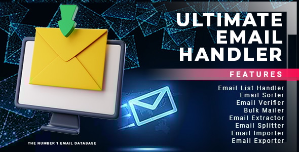 Ultimate Email Manager- Email Database, Sender, Verifier, Sorter and Extractor