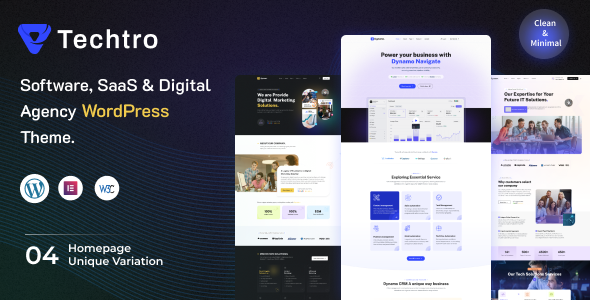 Techtro – Software & Digital Agency WordPress Theme – 0 Sold!