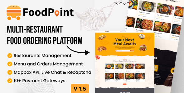 FoodPoint - Multi-restaurant Food Ordering Platform