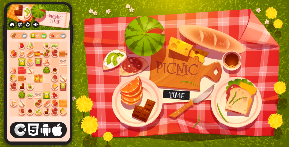 Picnic Time - Merge Party HTML5 Game, Construct 3