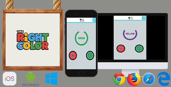 The Right Color - HTML5 Game (Phaser 3)