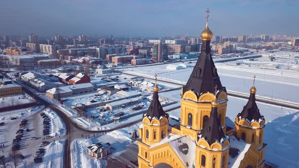 Aerial View Of The Alexander Nevsky Church