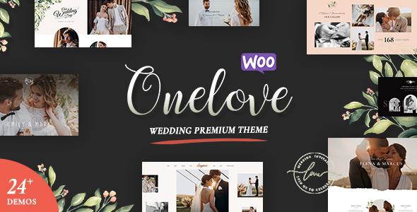 OneLove - The Elegant & Clean Multipurpose Wedding WordPress Theme