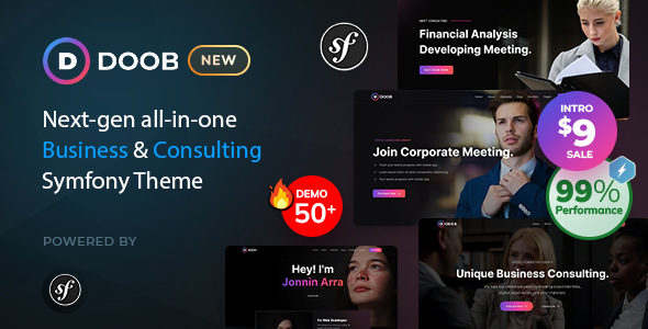 Doob – Symfony – Business & Consulting Bootstrap 5 Template – 0 Sold!