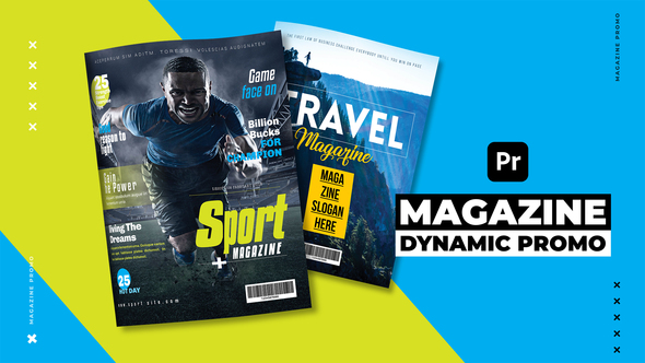 Magazine Promo for Premiere Pro | Glossy Editorial Slideshow Up to 4K