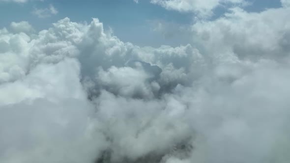 Background Clouds Texture aerial view 4 K