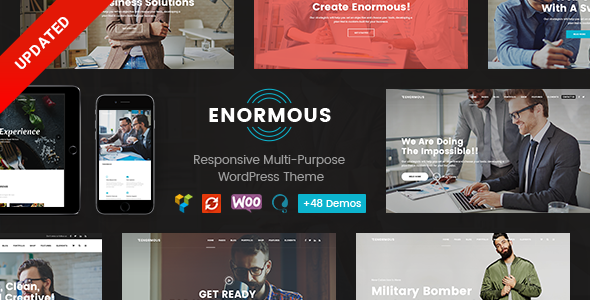 Enormous - Responsive Multi-Purpose WordPress Theme