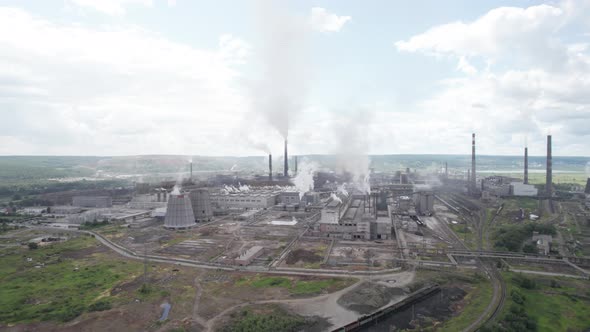 Industrial Environmental Pollution  Emission of Pollutants From Factories