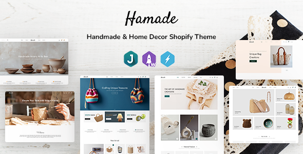 Hamade – Handicraft & Home Decor Shopify Theme – 0 Sold!