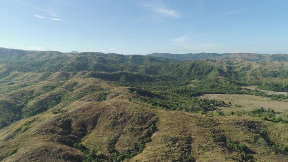 Mountain Landscape with Valley Island of Luzon, Philippines