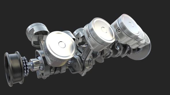 Engine Pistons V12