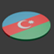 Azerbaijan Flag Circle - 3DOcean Item for Sale