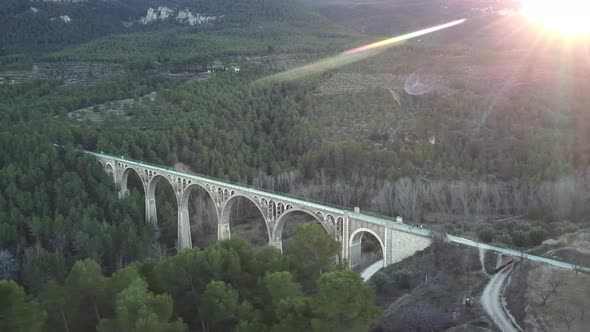 Aerial View of Old Bridge