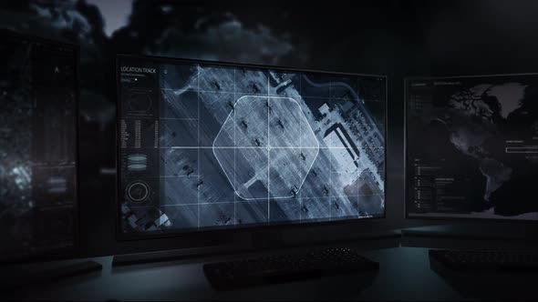 Identifying the location of the Enemy Military base with multiple helicopters alt