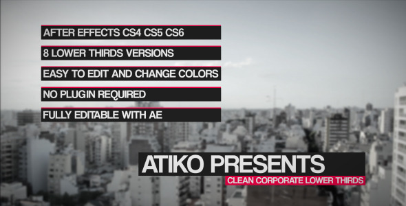 Clean Corporate Lower Thirds alt
