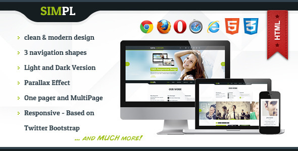 SIMPL - Clean Portfolio & Business HTML Template