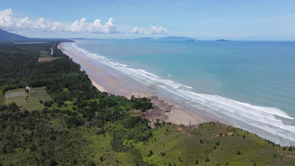 The Beaches at the most southern part of Borneo Island