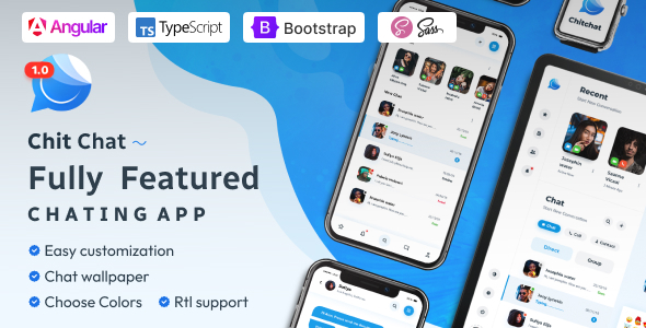 Chitchat - Angular 20 Chat App Template