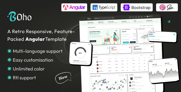 Boho - Angular 19 Admin Dashboard