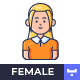 Female Avatar Animated Icons | After Effects - VideoHive Item for Sale