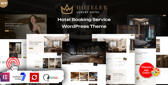 Hoteler – Hotel Booking WordPress Theme – 0 Sold!