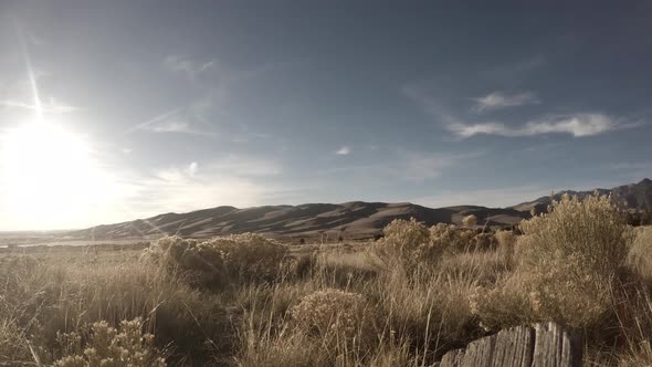 Great Sand Dunes National Park - Sunset - Time lapse