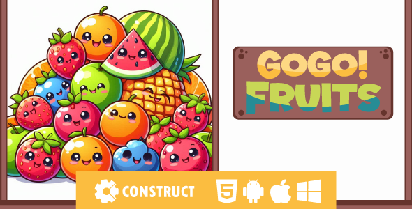 GoGo! Fruits - HTML 5 Mobile Game