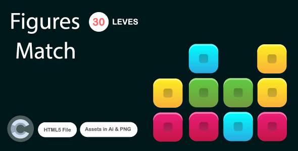 Figures Match | Construct3 | 30 Levels