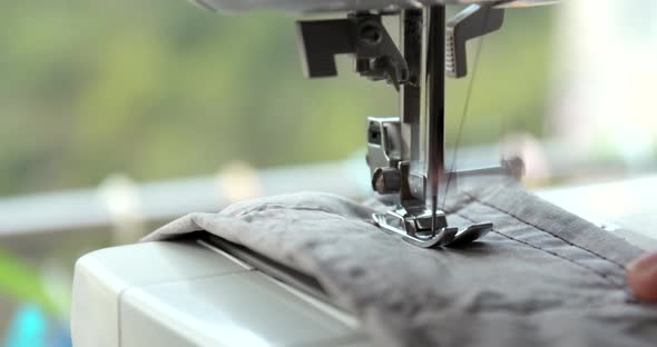 Sewing Machine Close up 