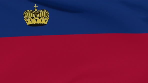 Flag Liechtenstein Patriotism National Freedom Seamless Loop