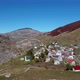 Aerial drone view of mountain village. Unique village in Europe. Medieval traditional way of living. - VideoHive Item for Sale
