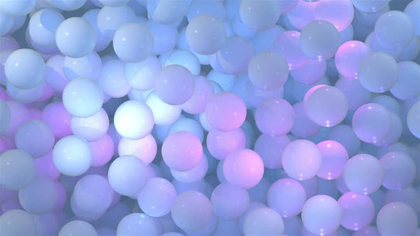 Abstract background of futuristic 3d particles