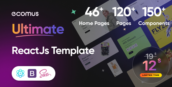 Ecomus – Multipurpose eCommerce React Template