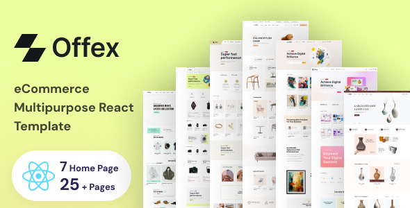 Offex – eCommerce Multipurpose React Template – 0 Sold!