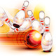 Bowling Ball Crashing into Pins - GraphicRiver Item for Sale