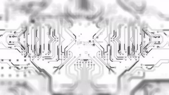 Abstract Circuit Chip Board digital Background