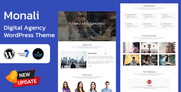 Monali - Business Agency WordPress Theme