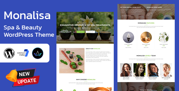 Monalisa - Health & Beauty Spa WordPress Theme