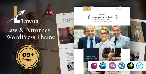 Lawna – Lawyer & Law Firm WordPress Theme – 0 Sold!