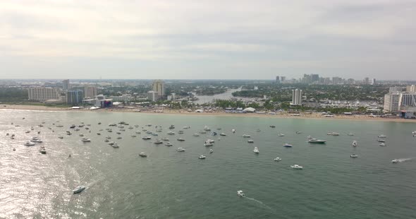 5k Aerial Establisher Tortuga Music Festival Fort Lauderdale Beach Fl